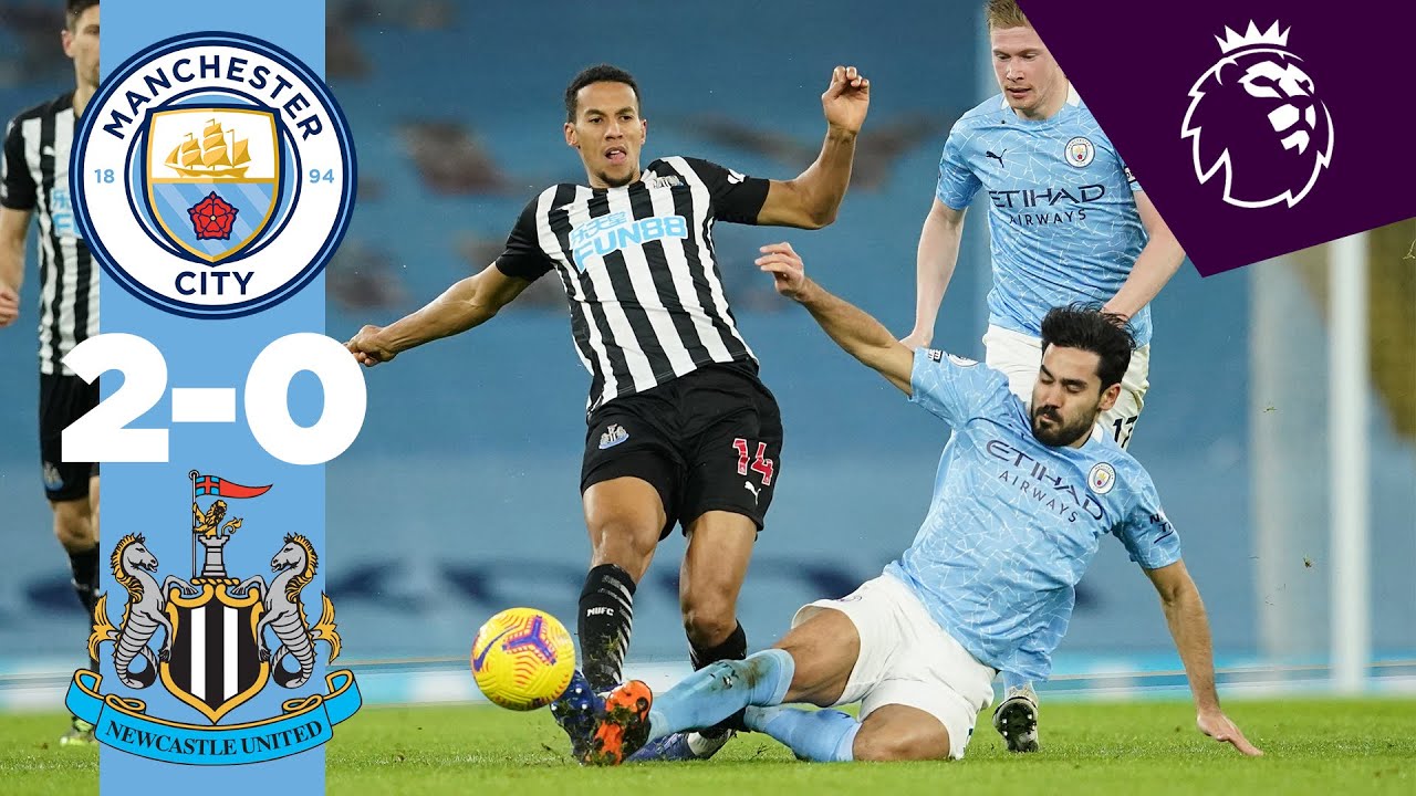 Valioliiga: Manchester City 2-0 Newcastle United
